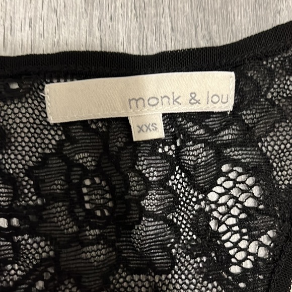 Monk and Lou Floral lace Racerback - Picture 3 of 3